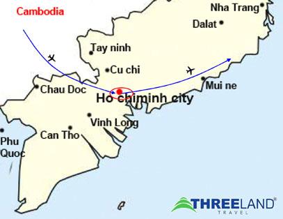 HO CHI MINH CITY - CU CHI TUNNELS - MEKONG DELTA