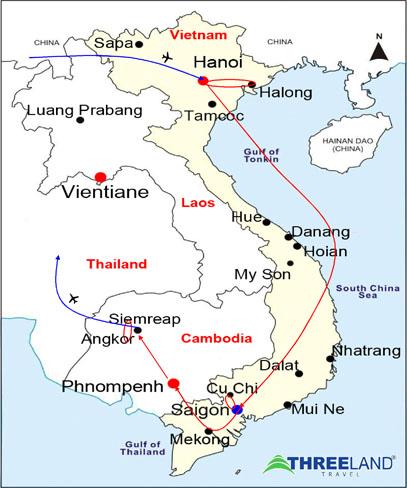 OVERALL VIETNAM AND CAMBODIA BIKING