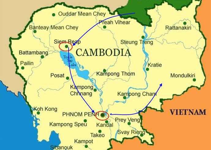 COMBINATION OF SIEM REAP AND PHNOM PENH 