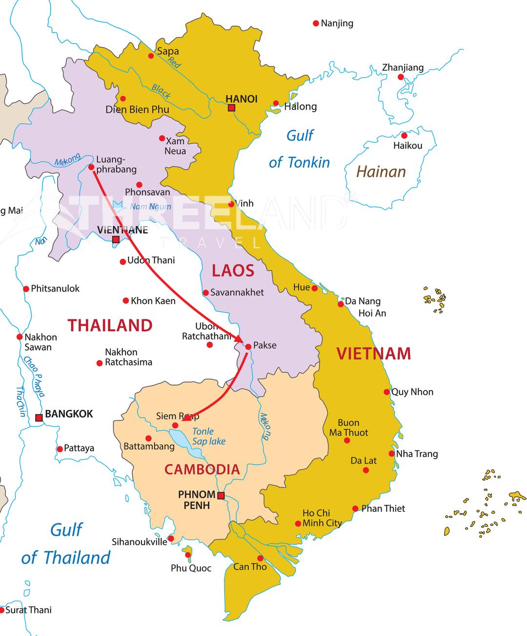 Transborder tour Laos - Cambodia