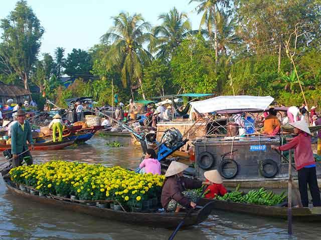 Cycling in the Mekong delta