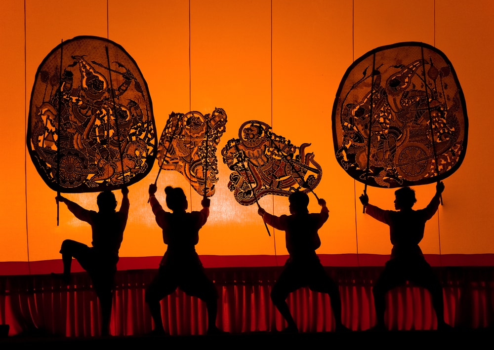 shadow puppet theater in Cambodia