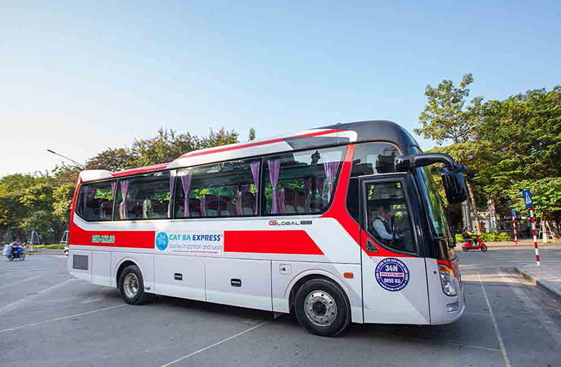 Bus from Hanoi to Cat Ba