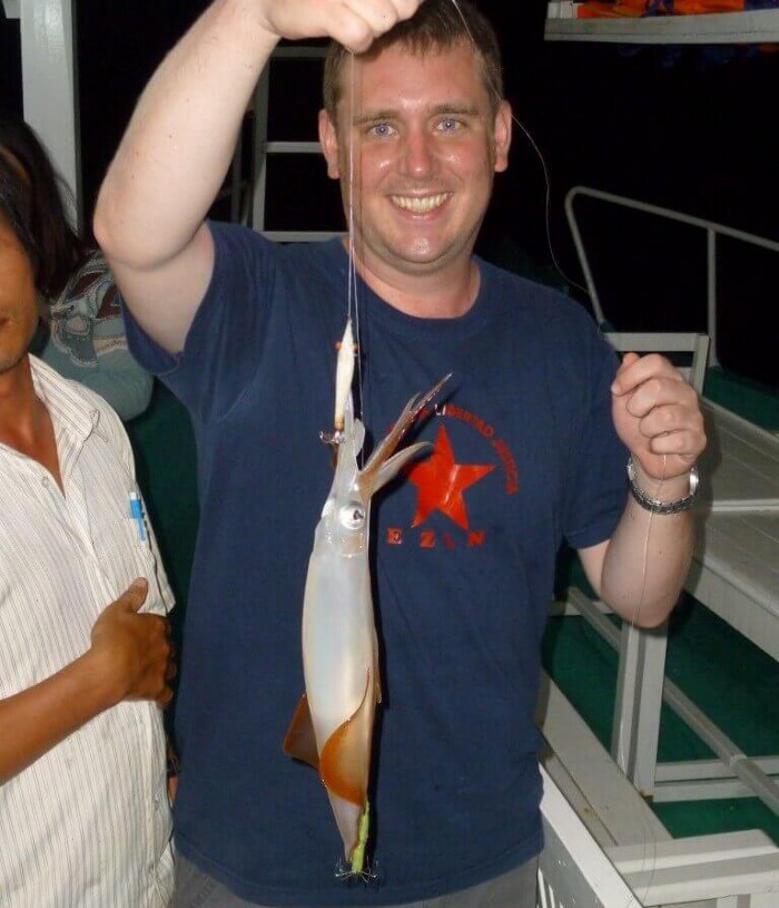 Squid fishing in Nha Trang