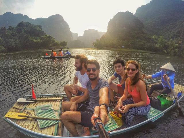 Boat trip in Ninh Binh