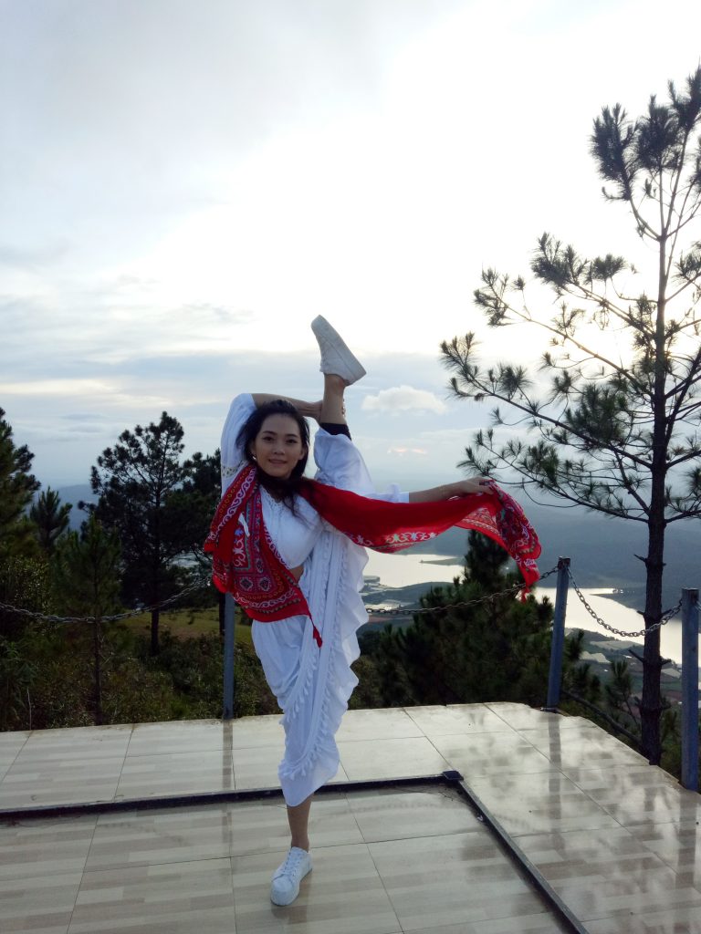 Do Yoga in Langbiang Dalat, Vietnam