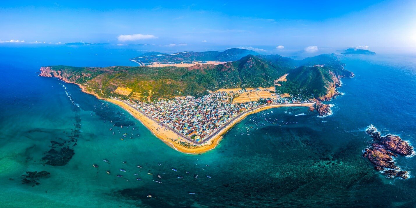 Quy Nhon beach in Binh Dinh Province