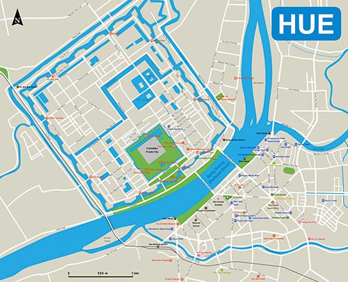 Hue Monument travel map