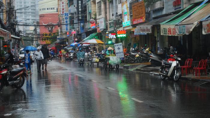 Rain in Ho Chi Minh City