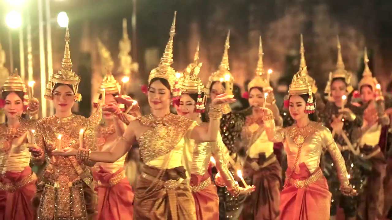 An activity in Khmer New Year