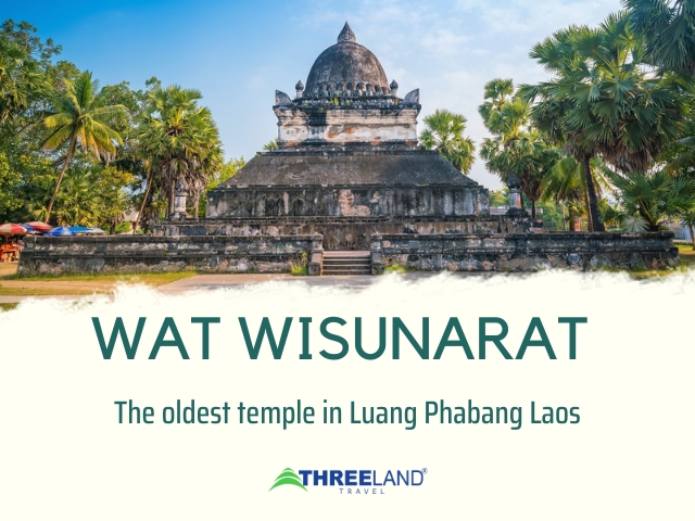 Wat Wisunarat - the oldest temple in Luang Phabang Laos